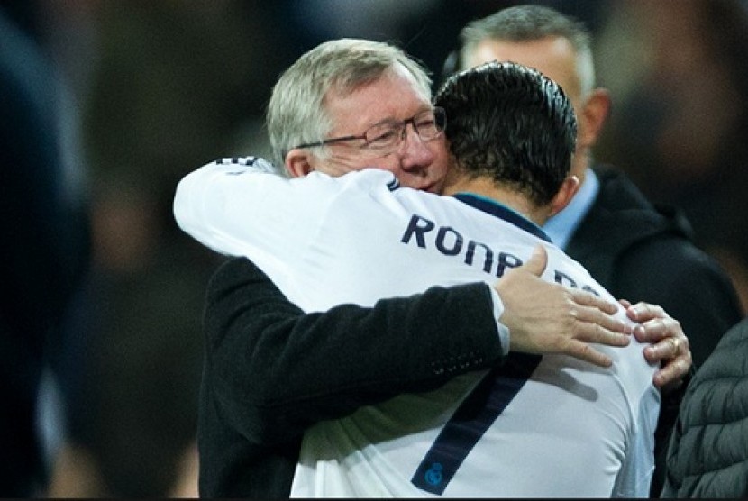 Sri Alex Ferguson dan Cristiano Ronaldo