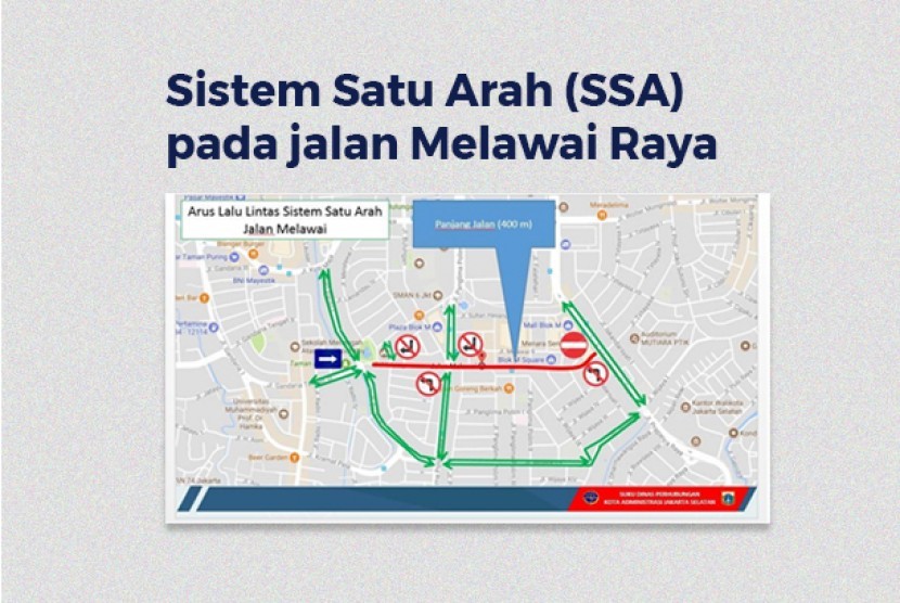 SSA Jalan Melawai Blok M