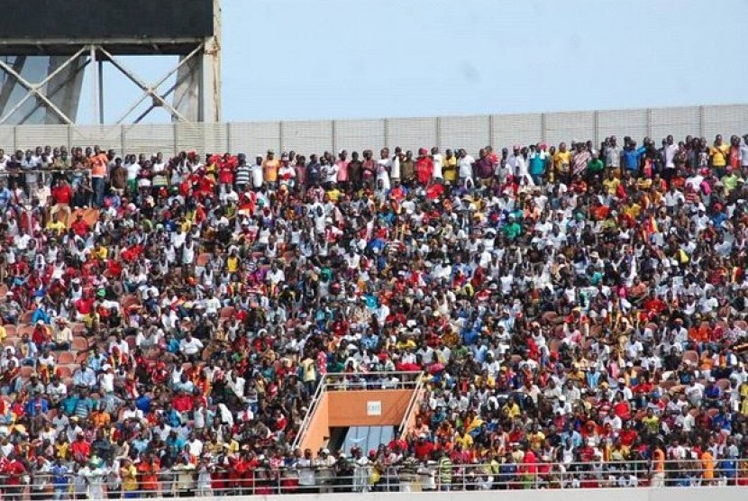 Stadion Accra di Ghana.