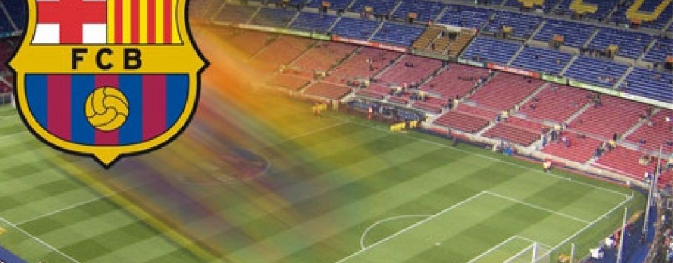 Stadion Nou Camp, kandang Barcelona. Ilustrasi