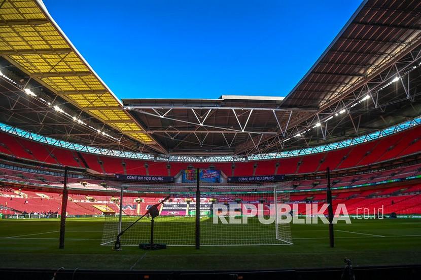 Stadion Wembley Inggris, tuan rumah laga Inggris di Grup D dan final di Euro 2020.