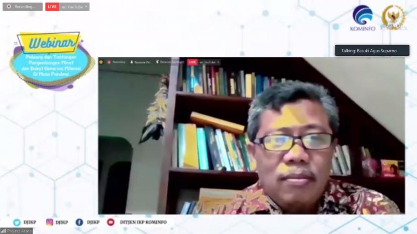 Staf Ahli Dirjen Informasi dan Komunikasi Publik Kemenkominfo, Basuki Agus Suparno