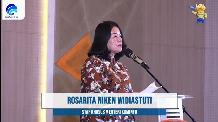 Staf Khusus Menteri Komunikasi dan Informatika (Kominfo), Rosarita Niken Widiastuti.