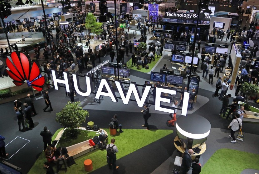 Dewan Keamanan Nasional Inggris akan mempertimbangkan keterlibatan Huawei dalam pembangunan jaringan internet cepat. Ilustrasi.
