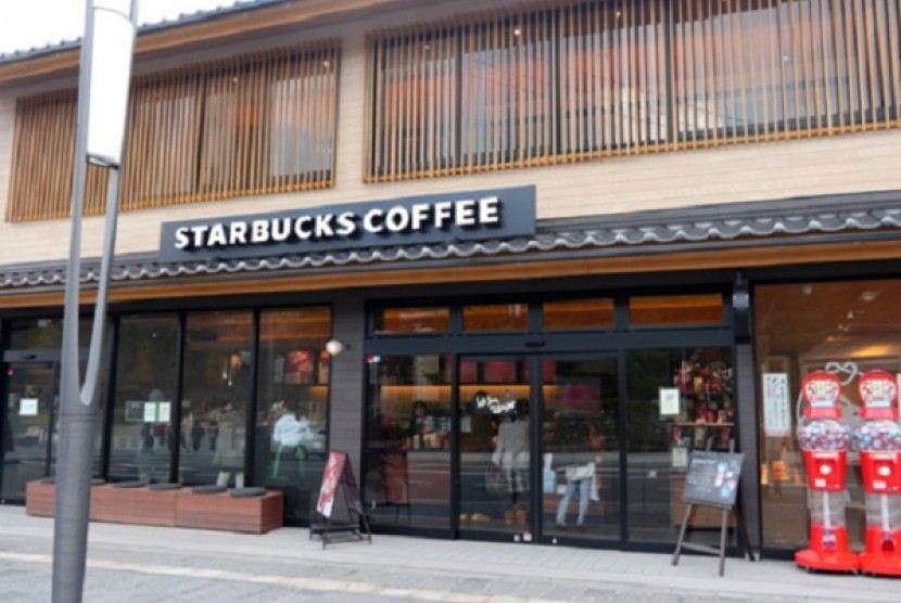 Starbucks di Jepang bergaya kuil suci