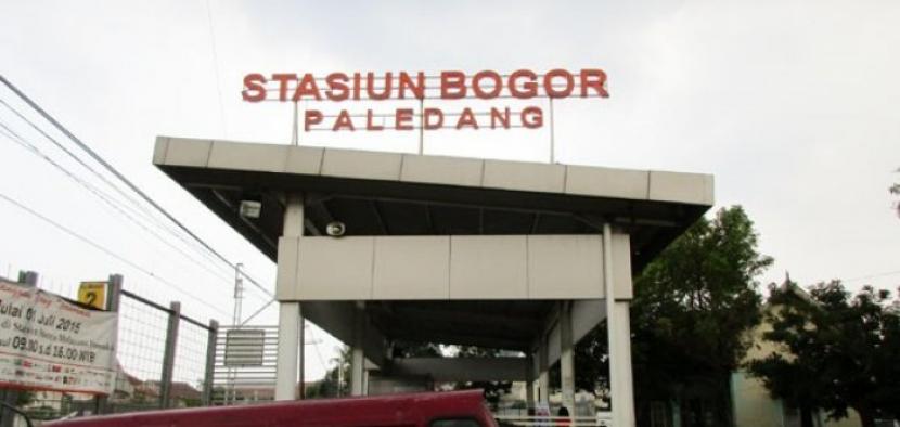 Stasiun Bogor Paledang yang nantinya melayani kereta jalur double track Bogor-Sukabumi.