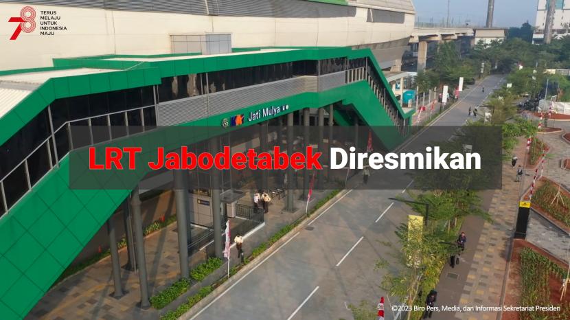 Stasiun LRT Jabodebek di Jatimulya, Bekasi