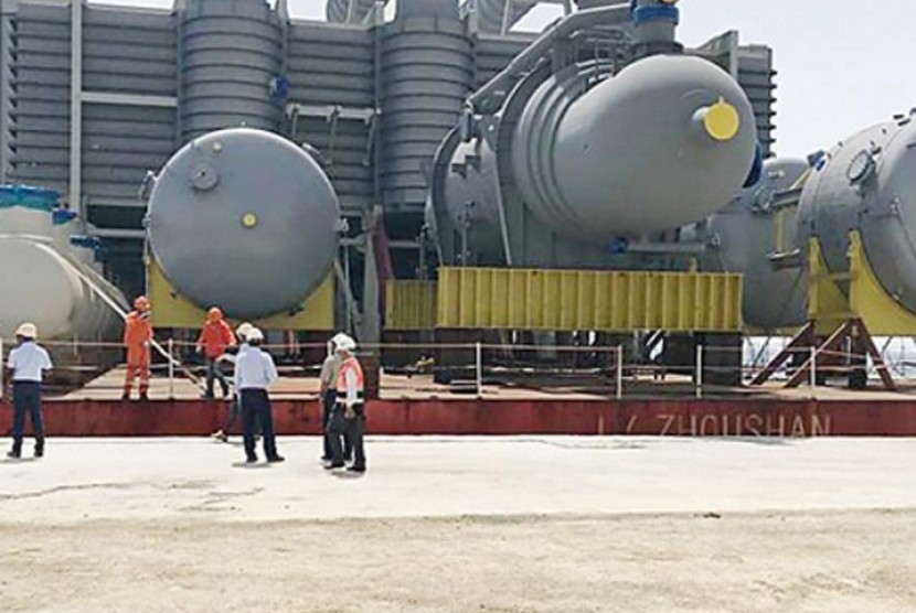 Stasiun penyulingan air Shoaiba 2 rencananya akan memompa air bersih pada musim haji 2018. 