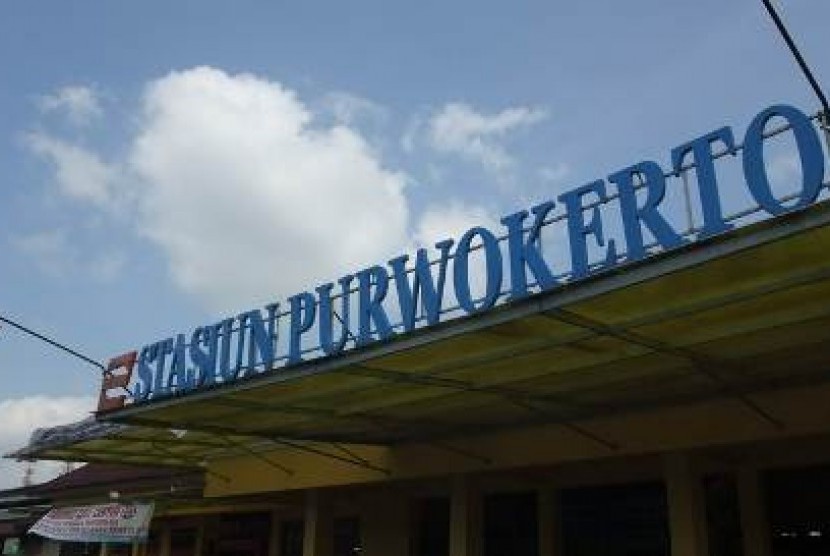 Stasiun Purwokerto di Kabupaten Banyumas, Jawa Tengah (ilustrasi).