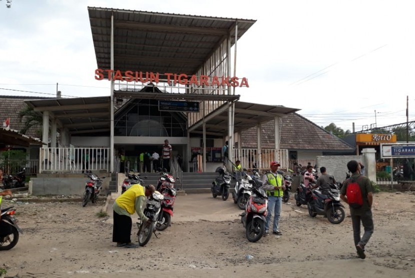Stasiun Tigaraksa di Kabupaten Tangerang.