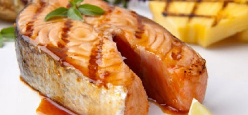 Steak ikan salmon (Ilustrasi)