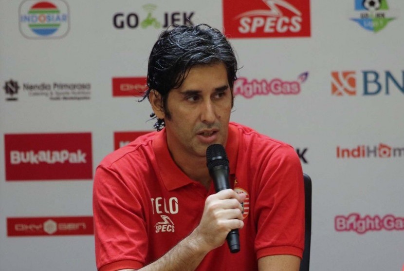 Coach of Indonesia's Persija Jakarta soccer team, Stefano 