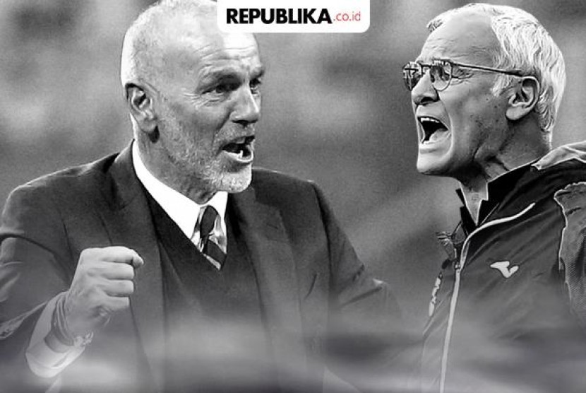 Stefano Pioli (AC Milan) Vs Claudio Ranieri (Sampdoria) akan beradu taktik dalam laga Sampdoria vs AC Milan. 