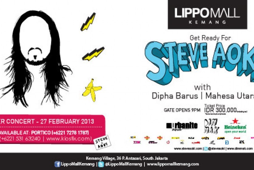 Steve Aoki gelar pertunjukan di Lippo Mall Kemang