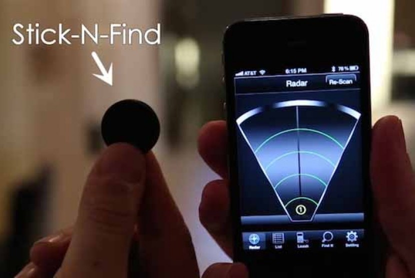 Stiker bluetooth 'Stick n Find'