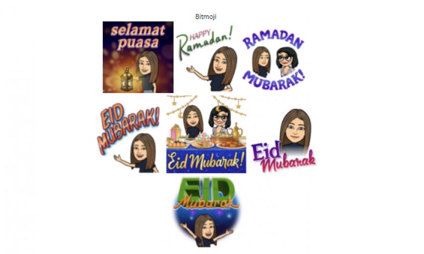 Stiker Snapchat edisi Ramadhan