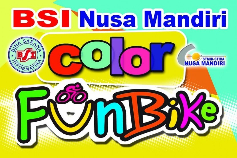 STMIK Nusa Mandiri Color Funbike 2017.