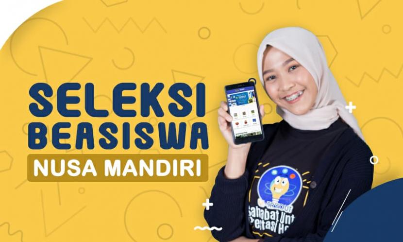 STMIK Nusa Mandiri menggandeng aplikasi M-Tryout untuk melaksanakan seleksi Beasiswa Hebat.