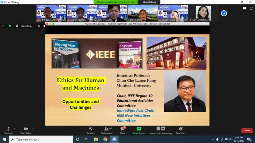 STMIK Nusa Mandiri menggelar webinar internasional tentang tantangan dan peluang Artificial Intelligence (AI) atau kecerdasan buatan.