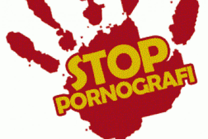 Stop pornografi, ilustrasi.