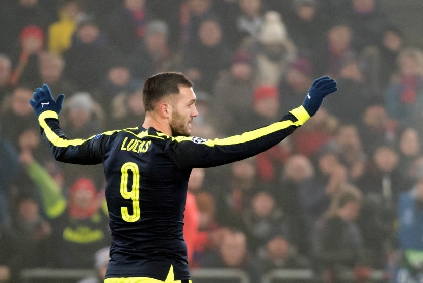 Striker Arsenal, Lucas Perez.