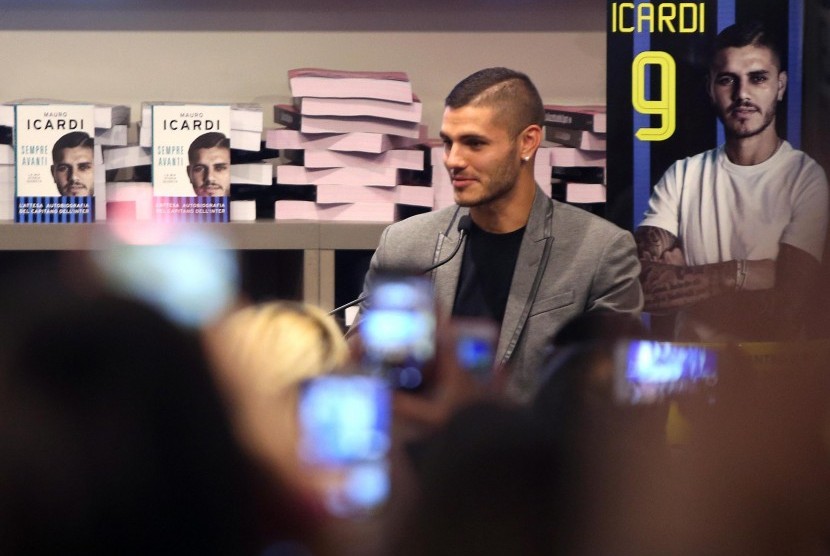 Striker Inter Milan, Mauro Icardi.