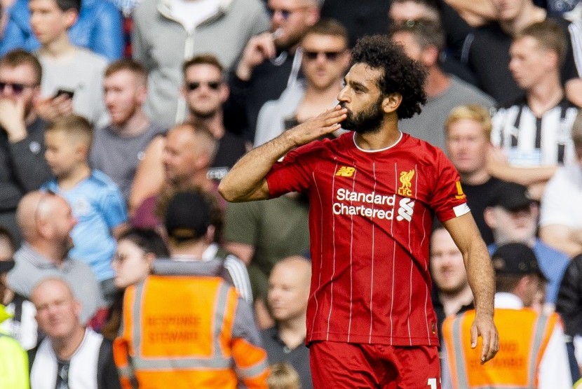 Striker Liverpool, Mohamed Salah, masuk kandidat Pemain Terbaik Afrika 2019.