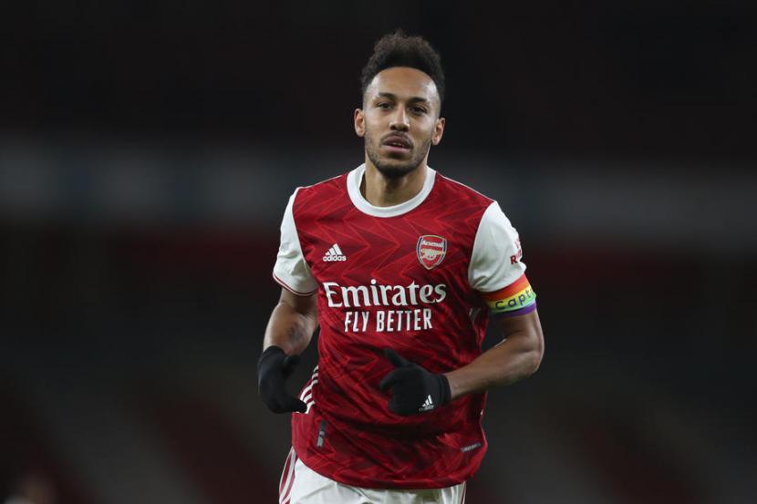 Striker Arsenal Pierre-Emerick Aubameyang.