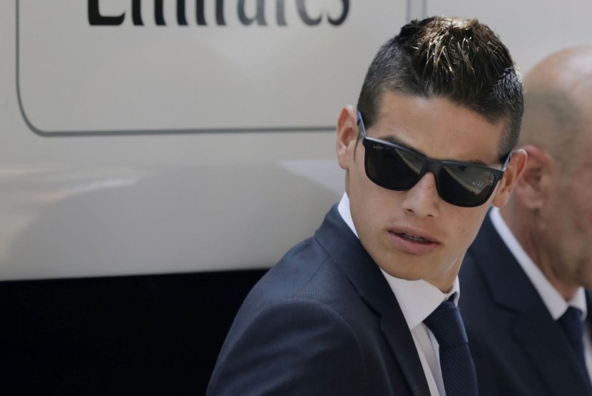 Striker Real Madrid, James Rodriguez.