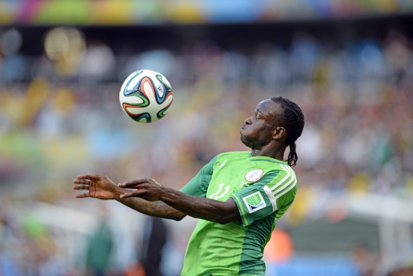 Striker timnas Nigeria, Victor Moses.