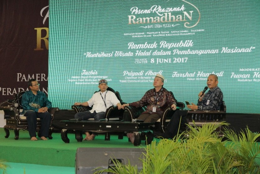 Suasana acara Rembuk Republik yang digelar di Mataram, Lombok, NTB, Kamis (8/6).