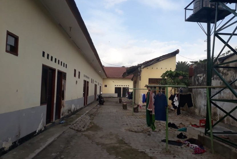 Suasana Asrama Pemusatan Pendidikan Latihan dan Pelajar (PPLP) NTB di Jalan Prasarana, Mataram, NTB, Sabtu (14/7).