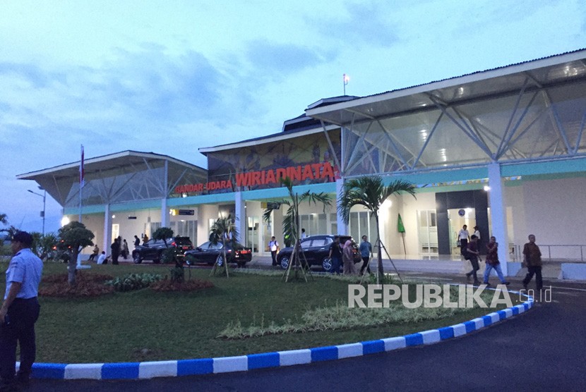 Suasana Bandara Wiriadinata, Kota Tasikmalaya, Jawa Barat.