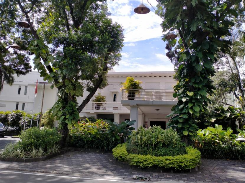 Suasana salah satu hotel di Malang, Jawa Timur, The Shalimar Boutique Hotel Malang.