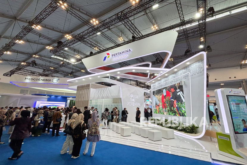 Suasana booth Pertamina Hulu Energi di IPA Convex 2025.