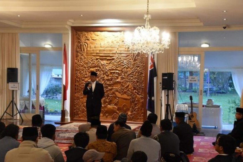 Suasana buka puasa Ramadhan bersama warga Indonesian di Canberra