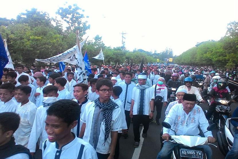 Suasana demo Ahok 