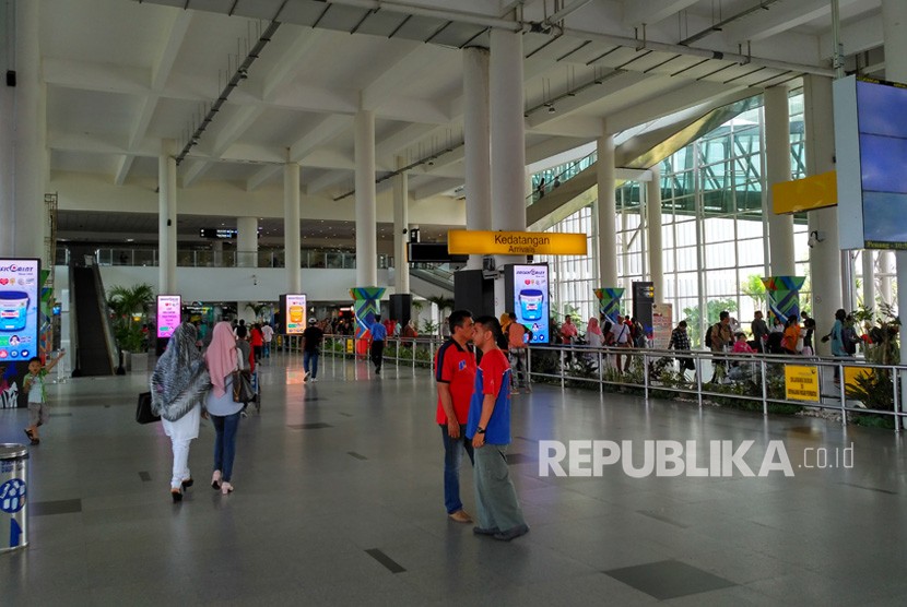 Suasana di Bandara Kualanamu Medan.