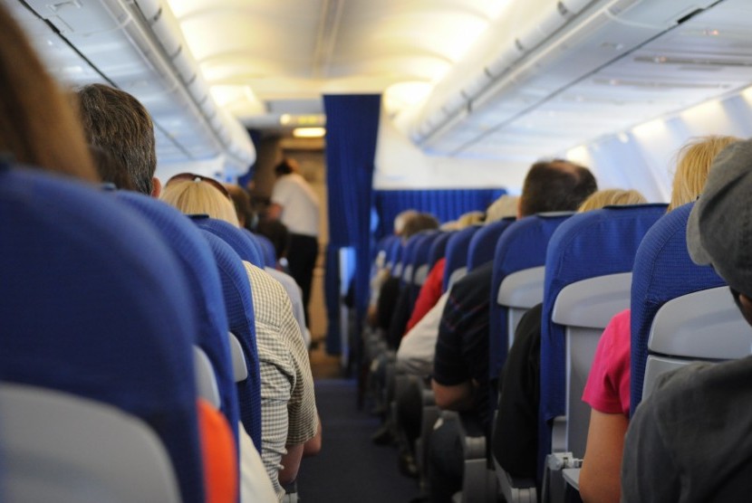 Seorang penumpang menceritakan pengalaman jorok saat di pesawat. (Ilustrasi)