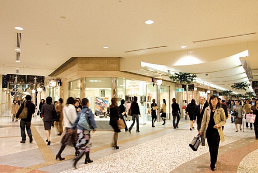 Suasana di Mall Namba City di Jepang. (ilustrasi)