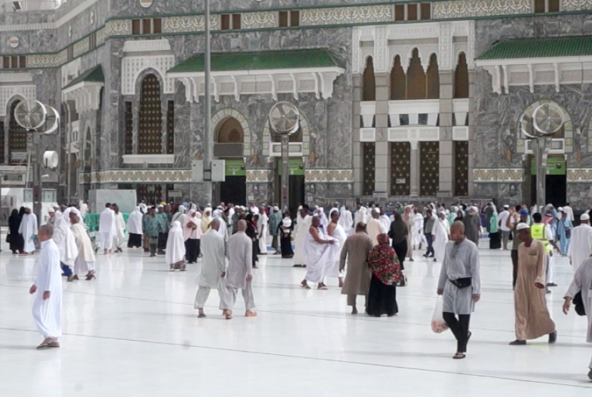 Suasana di Masjidil Haram, Makkah