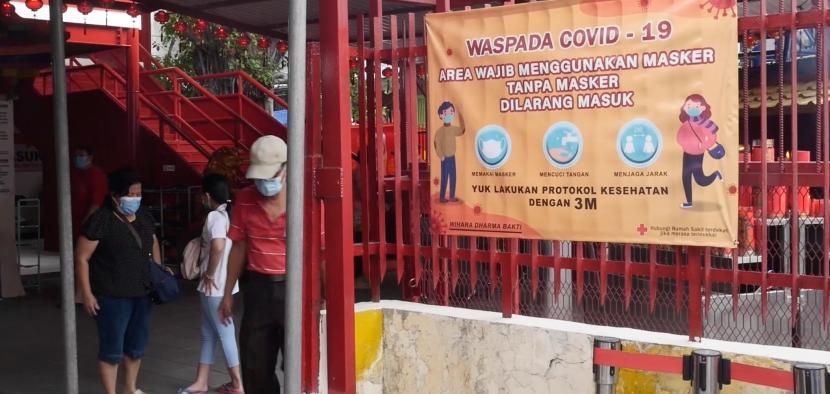 Suasana di Vihara Dharma Bhakti, Jakarta Barat