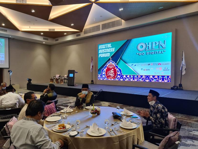 Suasana  Digital Business Forum yang diadakan oleh Himpunan Pengusaha Nahdliyin (HPN) di Bali, 26-28 Maret 2021.
