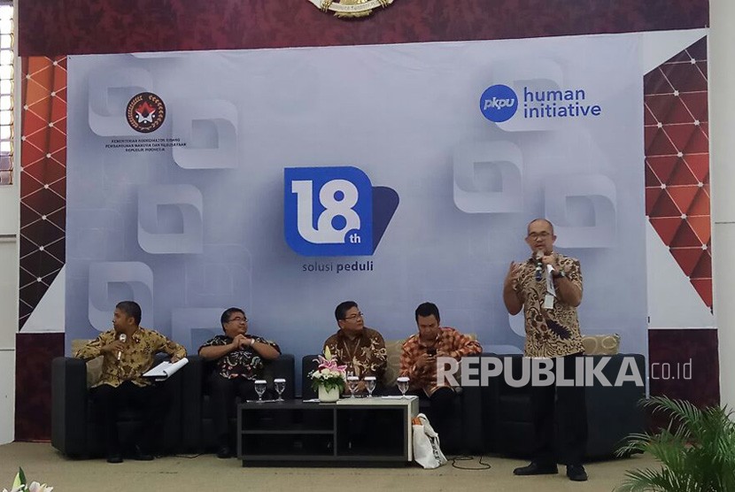 Suasana diskusi public terkait isu-isu yang dikelola PKPU-HI sepanjang tahun 2017 dan rencana tahun 2018. 