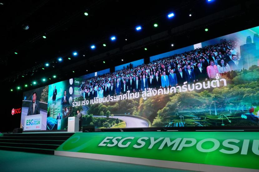 Suasana ESG Symposium 2024 di Bangkok, Thailand, Senin (30/9/2024). 