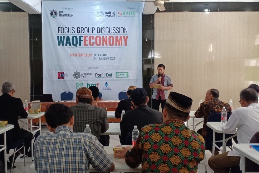 Suasana FGD Waqf Economy yang diadakan oleh Baitul Wakaf dan Laznas BMH.
