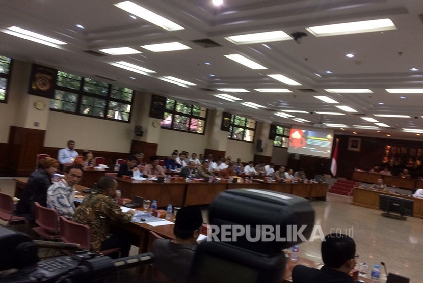 Suasana gelar perkara terbuka kasus dugaan peninstaan agama oleh Basuki Tjahaja Purnama  