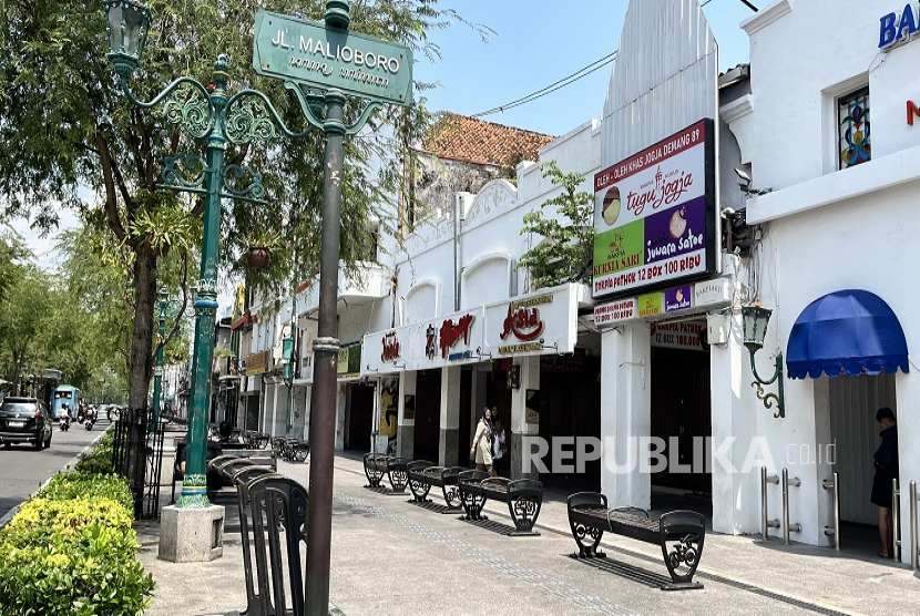 Suasana Kawasan Malioboro Jelang Aksi 1 September 2025.