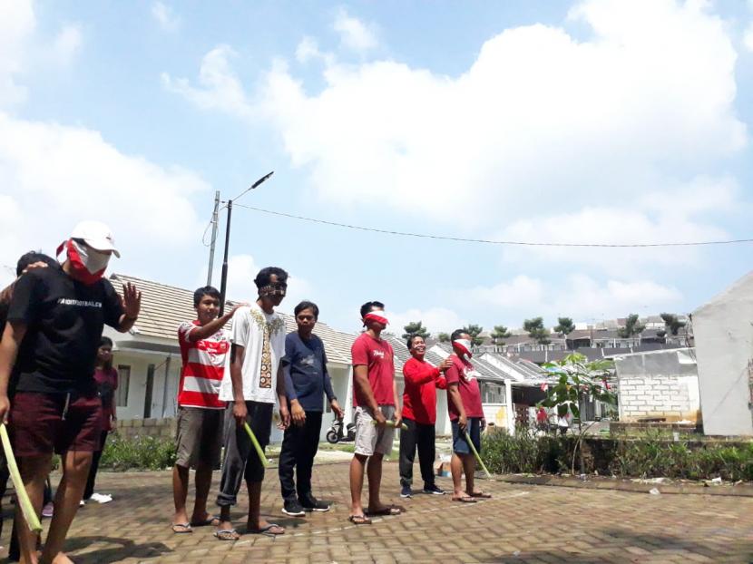 Suasana kemeriahan perayaan peringatan kemerdekaan HUT ke-77 RI di Kecamatan Wagir, Kabupaten Malang, Jawa Timur (Jatim). Perayaan kali ini dianggap lebih meriah dibandingkan pada 2021 dan 2021.