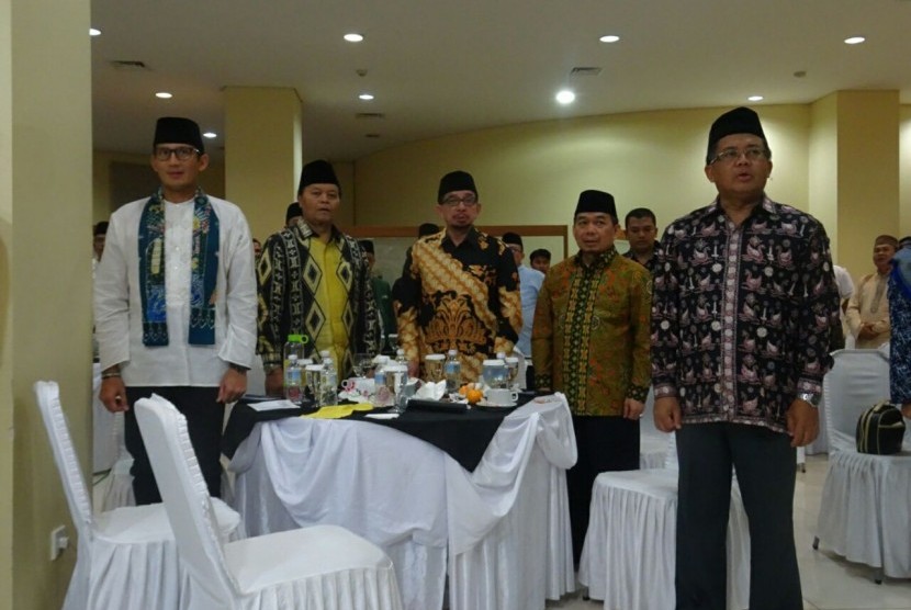 Suasana konsolidasi anggota legislatif PKS seluruh Indonesia di Hotel Sahid, Jakarta.